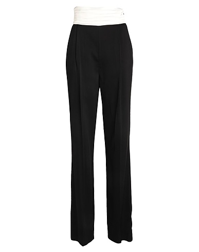 ANNA MOLINARI Pantalone Nero 97% Viscosa, 3% Elastan
