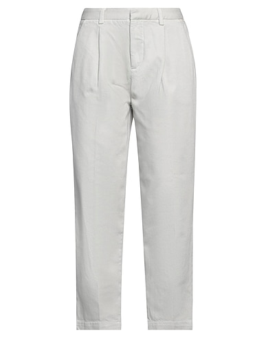 ROŸ ROGER'S Casual trouser Light grey 100% Cotton