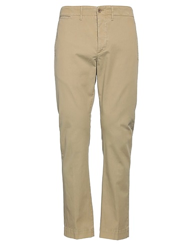 DONDUP Casual pants Sage green 98% Cotton, 2% Elastane