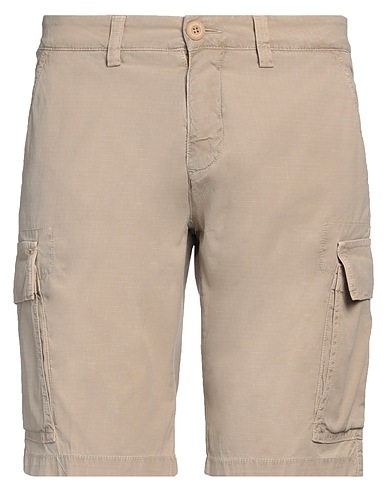MODFITTERS Shorts & Bermuda Beige 97% Cotton, 3% Elastane