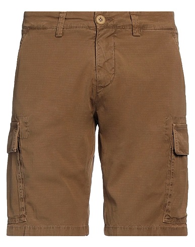 MODFITTERS Shorts & Bermuda Camel 97% Cotton, 3% Elastane