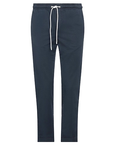 B SETTECENTO Pantalone Blu navy 65% Cotone, 35% Lino, Elastan