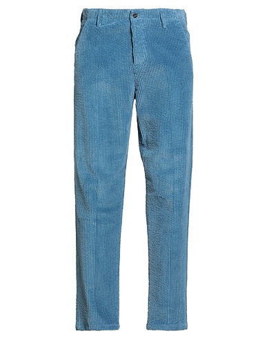BOGLIOLI Casual trouser Slate blue 99% Cotton, 1% Elastane