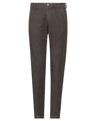 MASON'S Casual pants Dark brown 98% Cotton, 2% Elastane