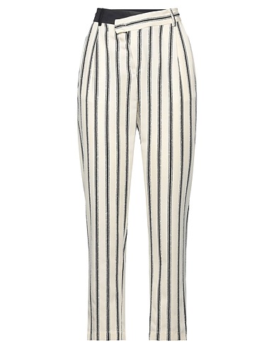 HANITA Casual trouser Beige 76% Viscose, 17% Nylon, 7% Cotton