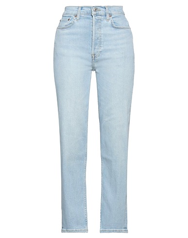 RE/DONE Denim pants Blue 94% Cotton, 4% Polyester, 2% Elastane
