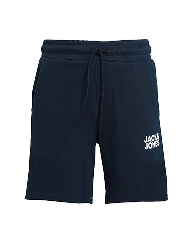 JACK & JONES Pantalone felpa Blu navy 50% Cotone organico, 30% Poliestere, 20% Cotone
