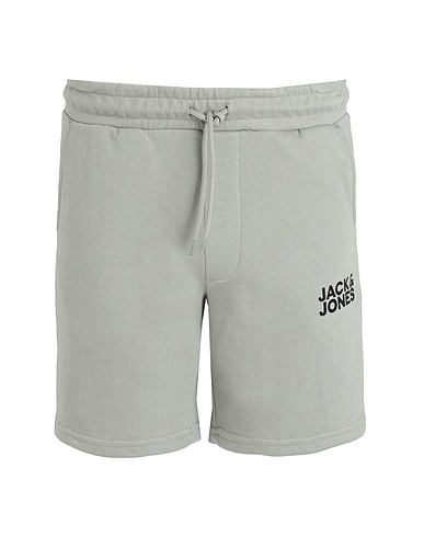 JACK & JONES Pantalone felpa Verde salvia 50% Cotone organico, 30% Poliestere, 20% Cotone