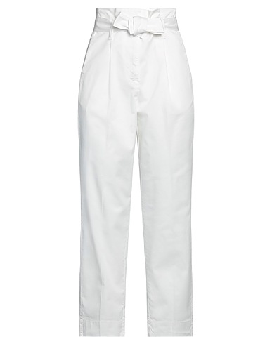 TWENTY EASY by KAOS Denim trousers White 97% Cotton, 3% Elastane