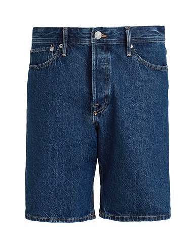 JACK & JONES Denim shorts Blue 80% Cotton, 20% Recycled cotton