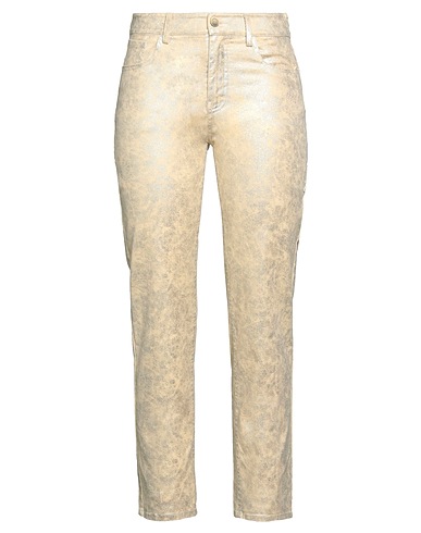 VIRNA DRÒ Pantalone Panna 98% Cotone, 2% Elastan