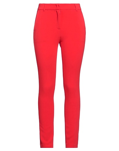 BLUGIRL Casual pants Red 62% Polyester, 32% Viscose, 6% Elastane
