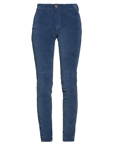 120% LINO Pantalone Avio 97% Cotone, 3% Elastan