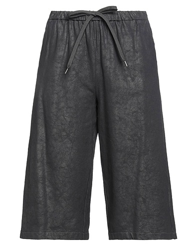 VIRNA DRÒ Casual trouser Black 100% Cotton