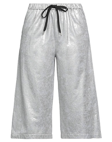 VIRNA DRÒ Casual pants Light grey 100% Cotton