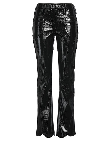 PHILOSOPHY di LORENZO SERAFINI Casual trouser Black 100% Cotton, Polyurethane resin