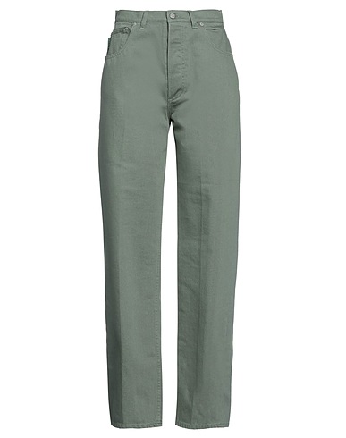 BOYISH Denim trousers Sage green 70% Cotton, 30% Recycled cotton