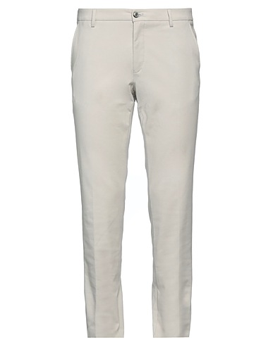 MASON'S Casual trouser Light grey 52% Cotton, 42% Polyamide, 6% Elastane