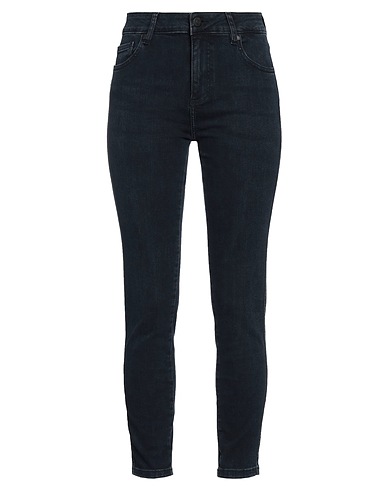 TOMORROW DENIM Denim trousers Blue 89% Organic cotton, 8% Recycled polyester, 3% Elastane