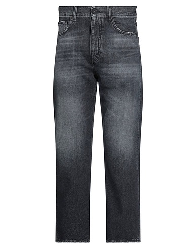 PENCE Denim pants Black 85% Cotton, 15% Linen