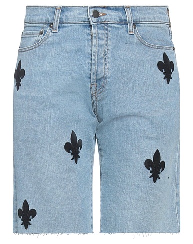 ELEVEN PARIS Denim shorts Blue 98% Cotton, 2% Elastane