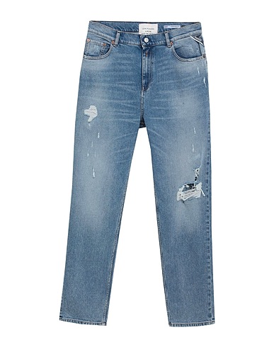 REPLAY Denim trousers Blue 98% Cotton, 2% Elastane