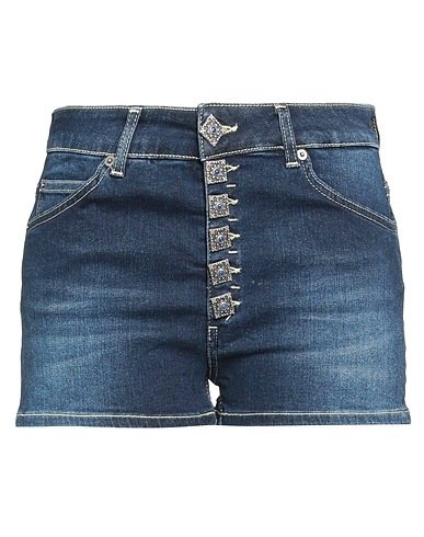 DONDUP Denim shorts Blue 98% Cotton, 2% Elastane
