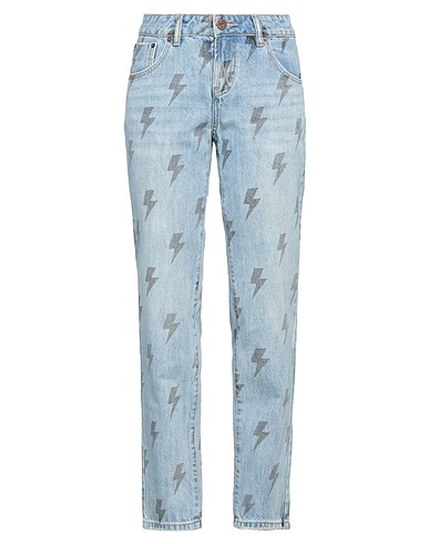 ONE TEASPOON Denim trousers Blue 80% Cotton, 20% Recycled cotton