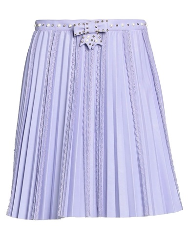 ELISABETTA FRANCHI Minigonna Lilla 100% Poliestere, Spalmato poliuretano