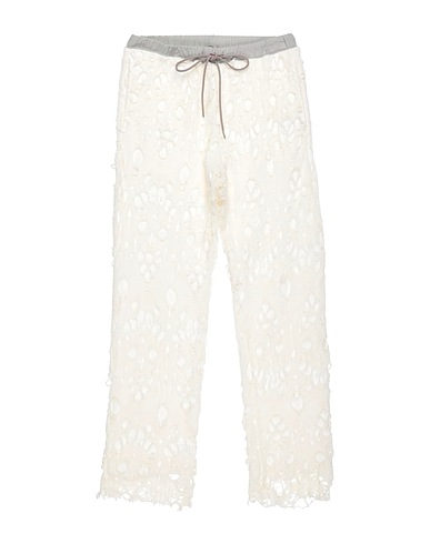 CHILDREN OF THE DISCORDANCE Casual trouser Cream 100% Wool
