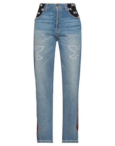 LOST DAZE Denim pants Blue 100% Cotton