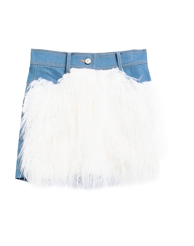 BESFXXK Shorts jeans Blu 97% Cotone, 3% Elastan