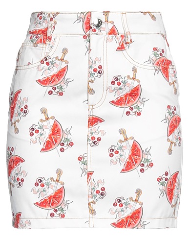 DAIZY SHELY Mini skirt White 100% Cotton