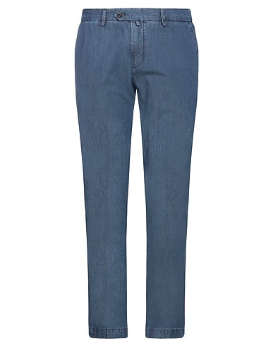 BRIGLIA 1949 Denim trousers Blue 98% Cotton, 2% Elastane
