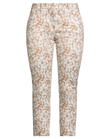 PESERICO Casual trouser Light brown 98% Cotton, 2% Elastane