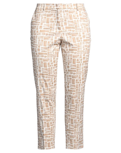 PESERICO Casual pants Sand 98% Cotton, 2% Elastane