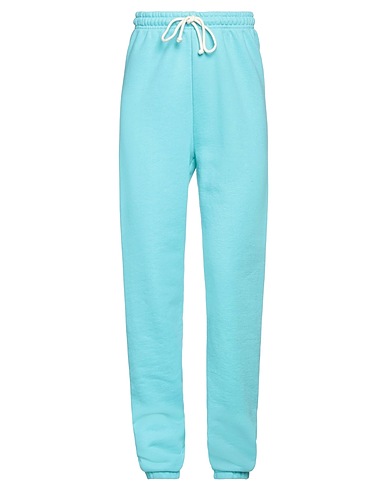 AMERICAN VINTAGE Casual trouser Turquoise 51% Cotton, 36% Organic cotton, 13% Polyester