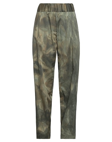 ERIKA CAVALLINI Pantalone Verde militare 95% Lyocell, 5% Elastan