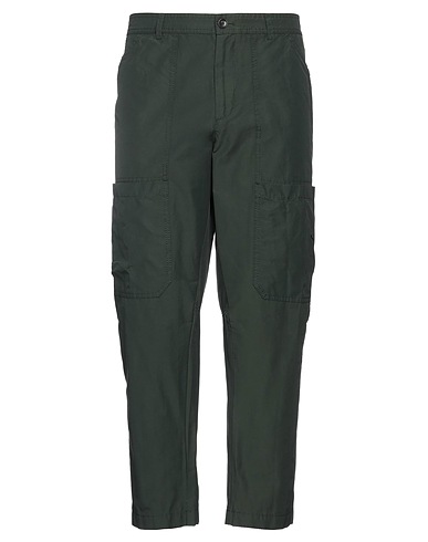 BALLY Hosen Dunkelgrün 64% Baumwolle, 36% Nylon, Horn