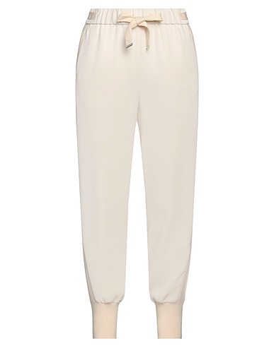 PESERICO Casual trouser Ivory 100% Polyester