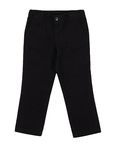 TOURISTE Casual trouser Black 97% Cotton, 3% Elastane
