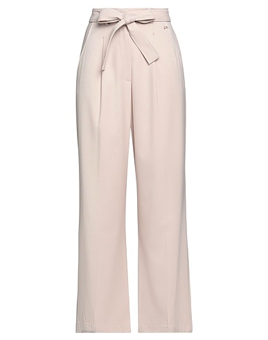 YES ZEE by ESSENZA Casual pants Beige 75% Polyester, 20% Viscose, 5% Elastane