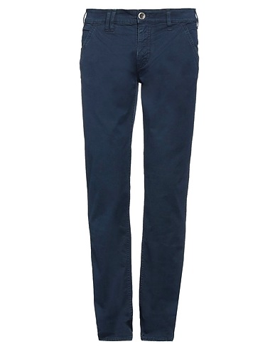 CYCLE Casual trouser Navy blue 97% Cotton, 3% Elastane