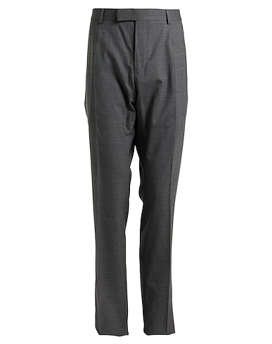 DUNHILL Casual pants Grey 98% Wool, 2% Elastane