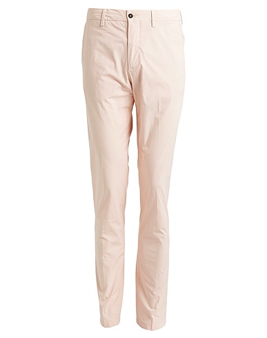 DUNHILL Casual pants Pink 97% Cotton, 3% Elastane