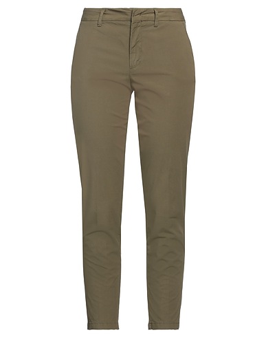 PT Torino Casual trouser Military green 98% Cotton, 2% Elastane
