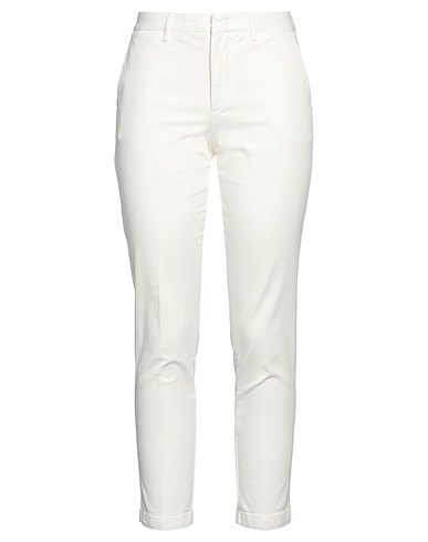 PT Torino Casual pants Ivory 98% Cotton, 2% Elastane