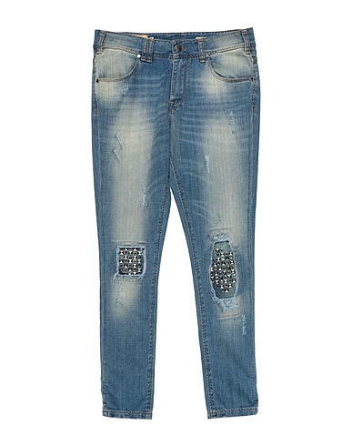 MET JEANS Denim trousers Blue 98% Cotton, 2% Elastane