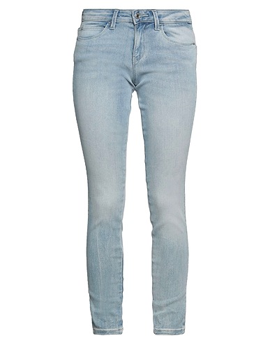GUESS Denim trousers Blue 93% Cotton, 4% Polyester, 2% Metallic fiber, 1% Elastane