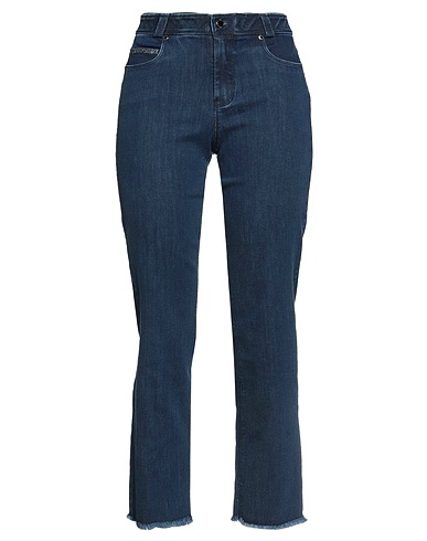 FREDDY Denim trousers Blue 80% Cotton, 18% Polyester, 2% Elastane